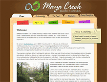 Tablet Screenshot of mayacreek.org